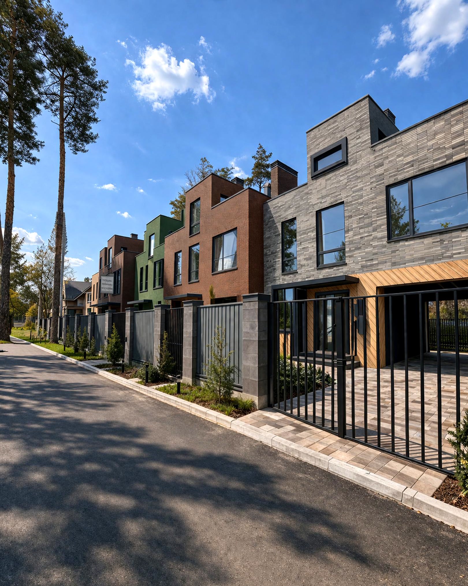 Фасад таунхаусів Madera House